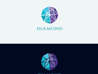 Diamond logo design, Crushing abstract pattern. Colorful precious stone logotype. Jewelry shop logo.	 Category	 Graphic Resources	