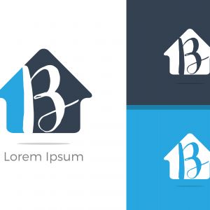 B Logo, B Logo Design, Initial B Logo, Circle B Logo, Real Estate Logo