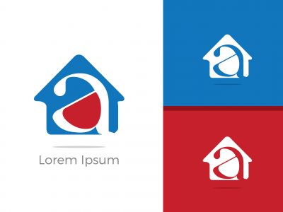 A Logo, A Logo Design, Initial A Logo, Circle A Logo, Real Estate Logo, Letter A Logo,