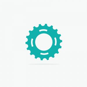 vector template Infographic with gear chain. Gears vector design, Gear Infography	