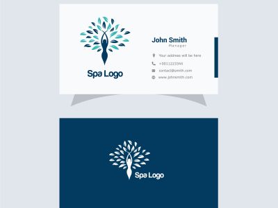 Beauty and fashion vector logo and spa salon lady with herbal tree leave vector illustration.	