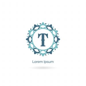 Beauty, Spa and Salon letter T vector icon design. Luxury T letter logo. Vector illustration decorative and ornamental monogram.