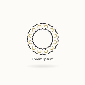 Mandala vector logo design. Round decorative and geometric emblem. Luxury floral and flower style emblem.
