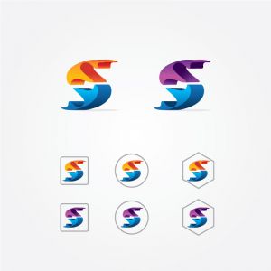 Letter S Logo Vector, Logo Initial S Design Graphic, Letter S logo icon design template elements. Logo Sport initial S, Business corporate letter S logo design vector 