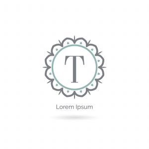 Beauty, Spa and Salon letter T vector icon design. Luxury T letter logo. Vector illustration decorative and ornamental monogram