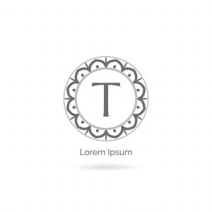 Beauty, Spa and Salon letter T vector icon design. Luxury T letter logo. Vector illustration decorative and ornamental monogram