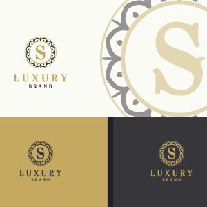 Luxury letter S monogram vector logo design. mandala and ornamental illustration. Cosmetics and beauty products icon.