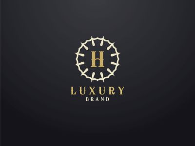 Luxury letter H monogram vector logo design. mandala and elegant logo. Letter H in floral and flower style circle,