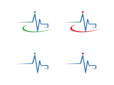IMP letter vector, MP medical pulse logo design illustration. IP icon.	