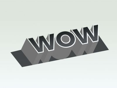 WOW, explosion effect icon. Simple illustration of WOW, explosion effect vector icon for web