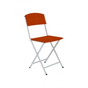 Chair detailed single object realistic allustration design