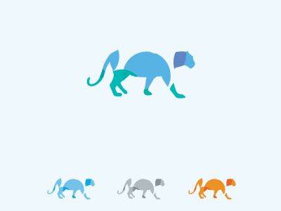panther logo design, tiger vector icon. animal illustration.Lion in heart logo design, tiger vector icon. animal illustration.
