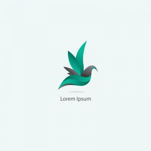 eagle vector logo design in , parrot icon illustration. 
