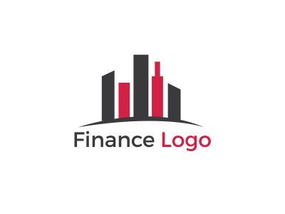 Building vector logo design, construction company skyline city icon