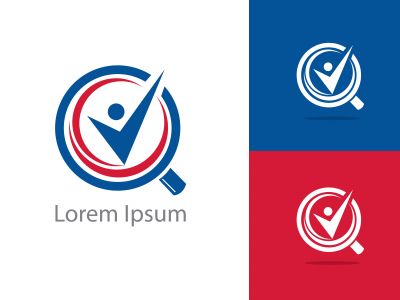 Job search icon, Choose people for hire symbol. Job or employee logo, Recruitment agency vector illustration