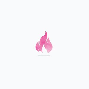 Low poly Fire flame vector logo design illustration. bbq flame icon.	