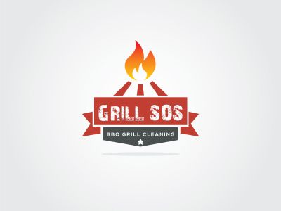 Barbecue party icon logo design, bbq grill vector, restaurant fast food illustration.	