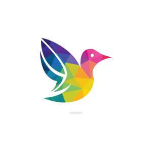 Bird vector logo design. Creative bird vector logo design template.	