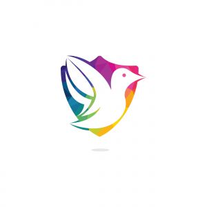 Bird vector logo design. Creative bird vector logo design template.	