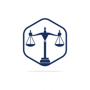 Law and Attorney Logo Design. Law firm and office vector logo design.	