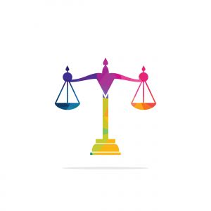 Law and Attorney Logo Design. Law firm and office vector logo design.	