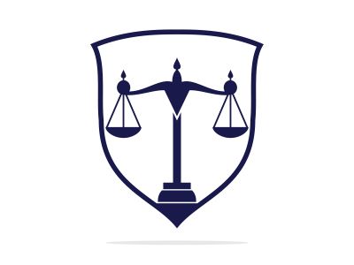 Law and Attorney Logo Design. Law firm and office vector logo design.	