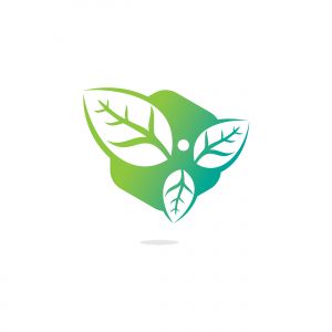 Healthy man and leaves figure vector logo design. Ecological and biological product concept sign. Ecology symbol. Human character icon. Logo for spa, healthy, nature and etc.	