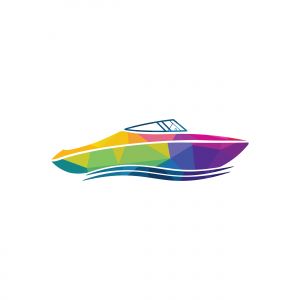 Sailing boat vector logo design. Sailing boat icon symbol.Ocean Ship - sign concept
