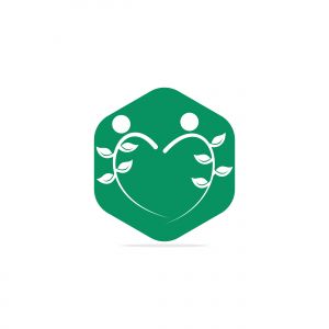 	 Healthy people vector logo design. People tree eco and bio icon human character icon nature care symbol.