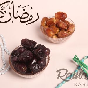 Ramadan Mubarak ,Poster, Flyer, Brochure, Design photography on light pink background.