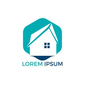 Real estate logo design. Logo symbol or icon for real estates or building construction business.	