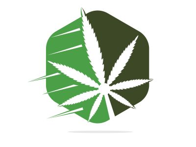  Cannabis leaf vector logo design. Marijuana leaf logo design template vector illustration.
