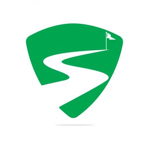 Way to success vector logo design. Creative road journey logo design sign.	