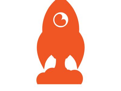 Rocket Vector Logo Design. Start up Rocket Space Ship Abstract Vector Logo.