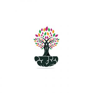 tree vector logo design .