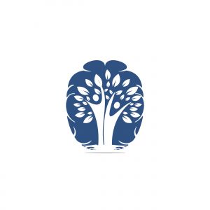 tree vector logo design .